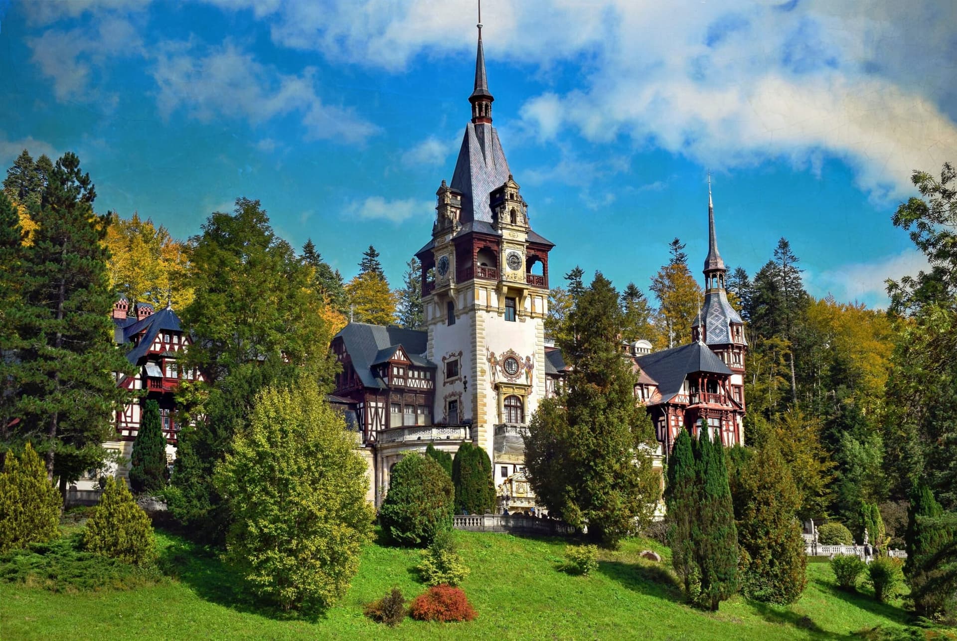 château de Peleș Sinaia excursion séjour dentaire Roumanie